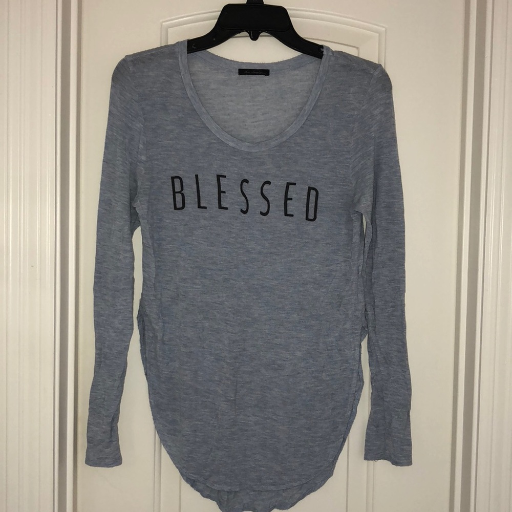 Long sleeved “Blessed” shirt